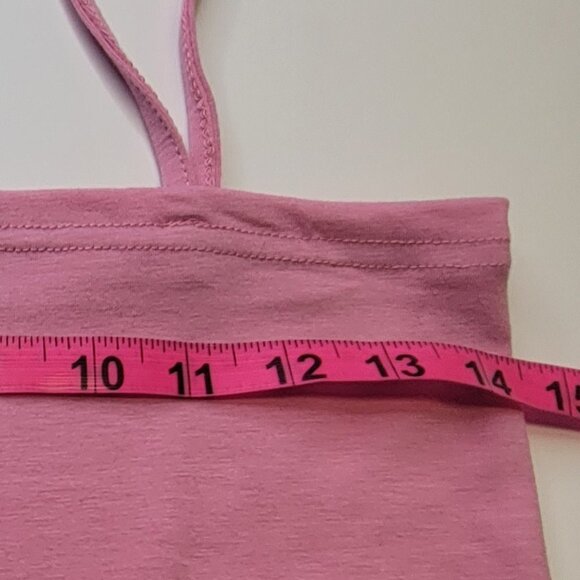 PINK Spaghetti Strap Camisole Light Pink Tank Top FREE SIZE - Picture 8 of 10